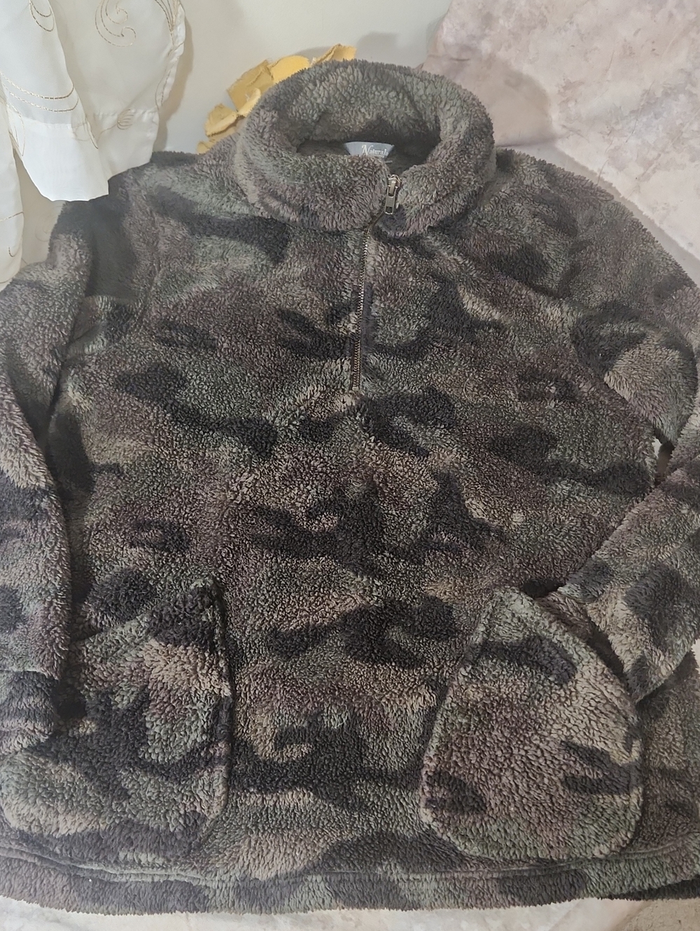 Natural Reflections Dark Brown Sherpa Pullover: Its INCREDIBLY Soft🤗